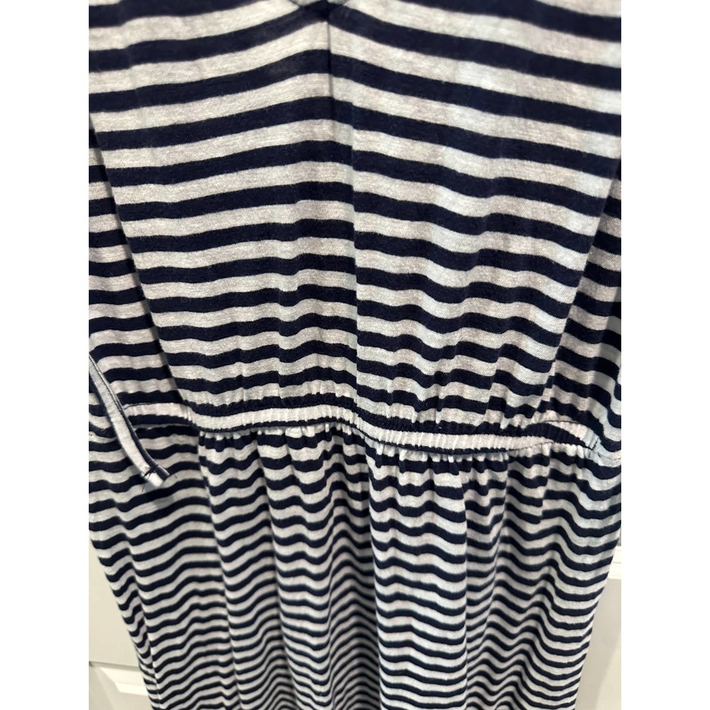 Nordstrom rack STRIPED MAXI DRESS IN NAVY- WHITE BROOKE STRIPE - Picture 4 of 10
